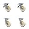 Service Caster 6 Inch Nylon Swivel Caster Set with Roller Bearing 2 Total Lock Brake SCC SCC-TTL30S620-NYR-2-S-2 - alternate 1